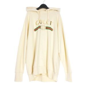 Gucci Blind For Love Dog Embroidery Pullover Parka Hoodie Long Sleeve Ecru